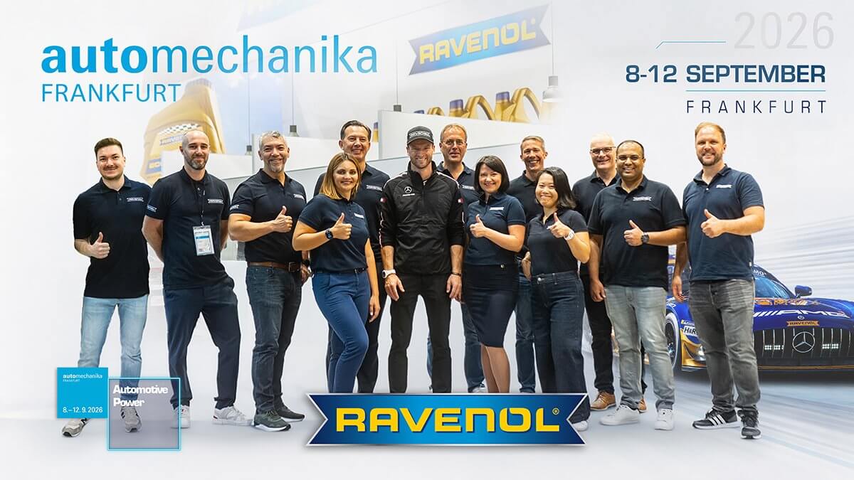 RAVENOL 8–12 Eylül tarihleri arasında Automechanika Frankfurt'ta