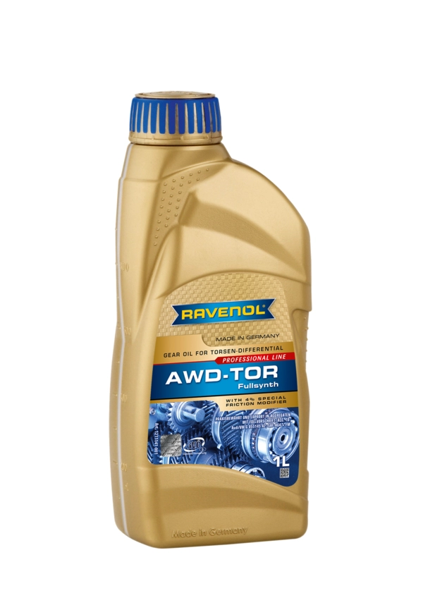 RAVENOL AWD-TOR FLUID Tam Sentetik Torsen Diferansiyel ve Transfer Kutusu Yağı 1 Litre