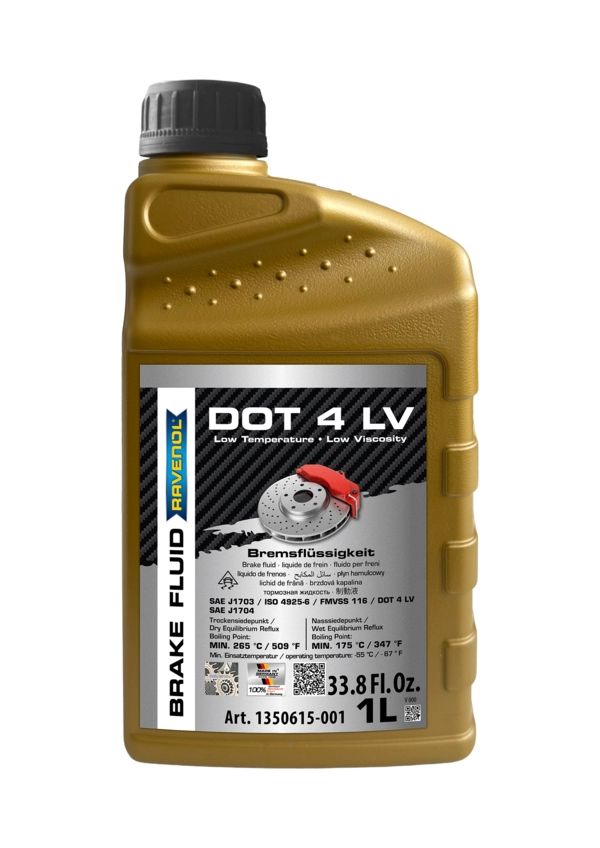 RAVENOL DOT 4 LV Fren Hidrolik Yağı 1 Litre