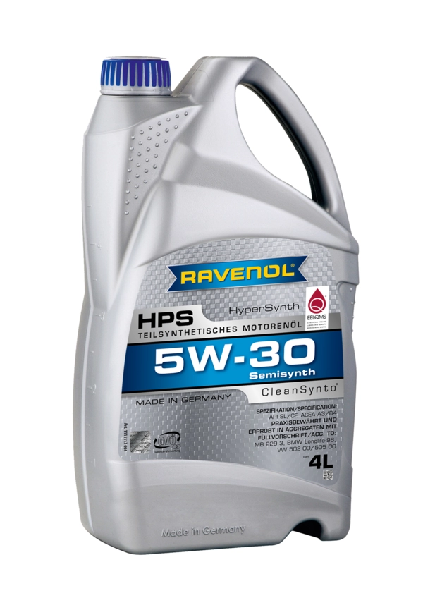 RAVENOL HPS SAE 5W-30 Yüksek Performanslı Yarı Sentetik Motor Yağı 4 Litre