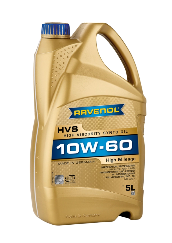 RAVENOL HVS High Viscosity Synto Motor Yağı SAE 10W-60 5 Litre