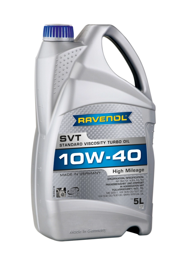 RAVENOL SVT Stand. Viscosity Turbo Motor Yağı SAE 10W-40 5 Litre