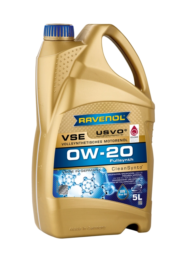 RAVENOL VSE SAE 0W-20 Tam Sentetik Motor Yağı 5 Litre